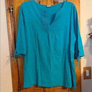 Avenue Turquoise Tunic Top